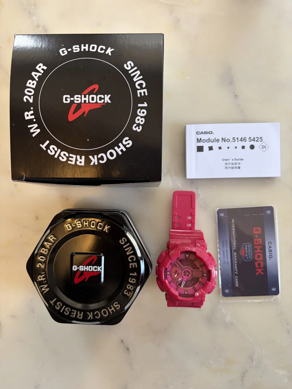 Casio G-Shock GA110 watch with box